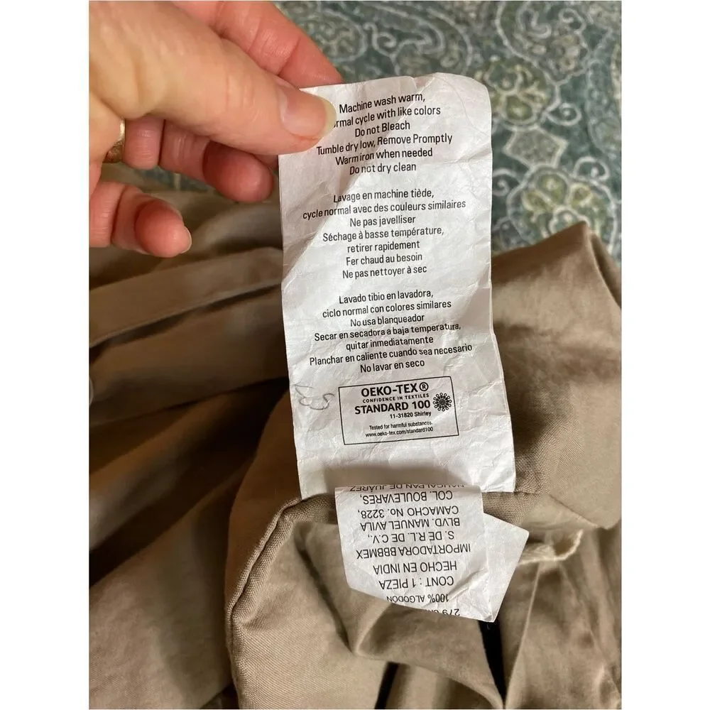 Neutral Tan “ Pure Earth “Duvet Cover by Nestwell – Elegant Everyday Comfort